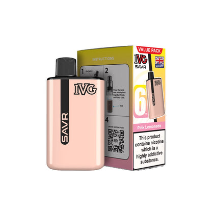 IVG - SAVR Prefilled Pod Vape Kit 3000 Puffs 20mg