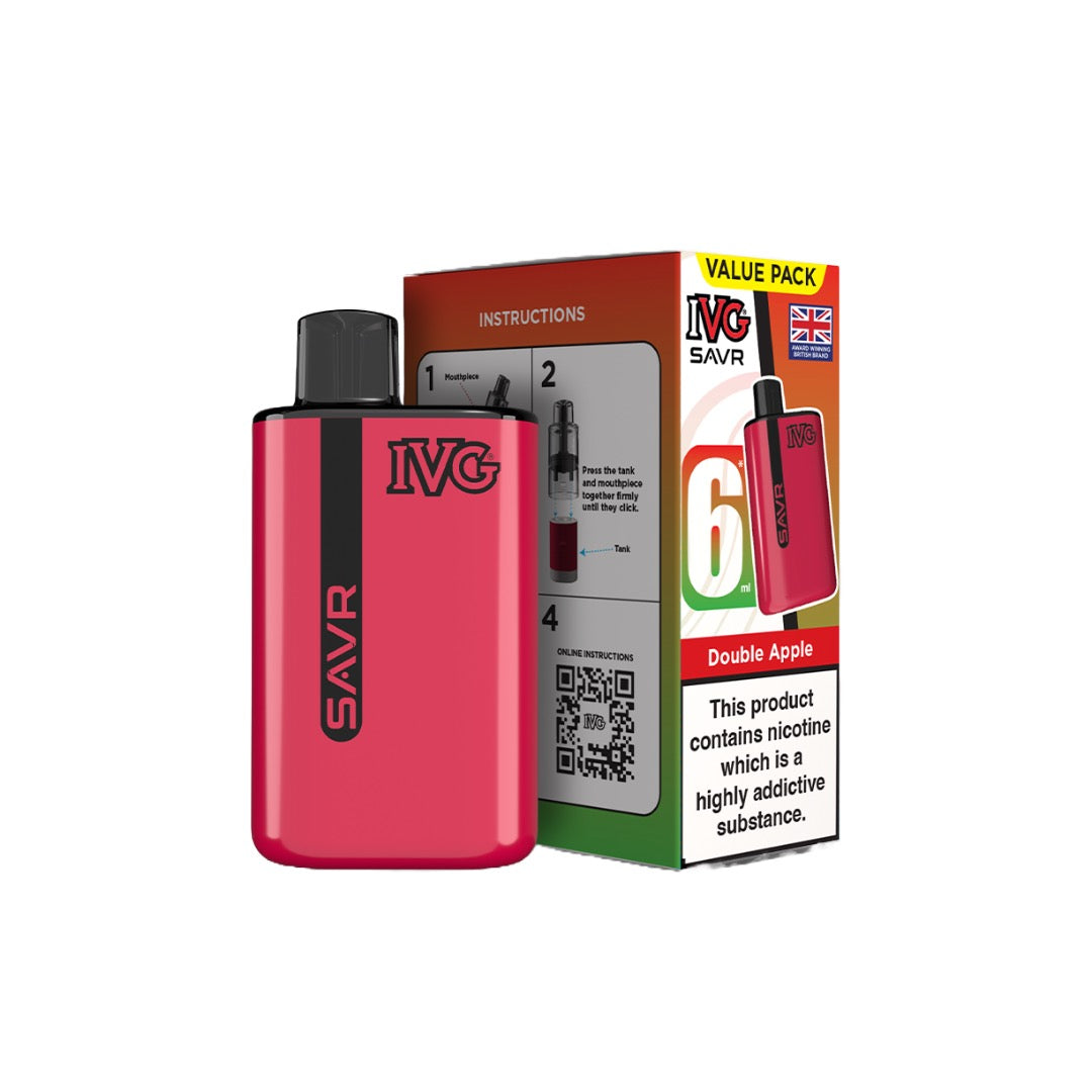 IVG - SAVR Prefilled Pod Vape Kit 3000 Puffs 20mg