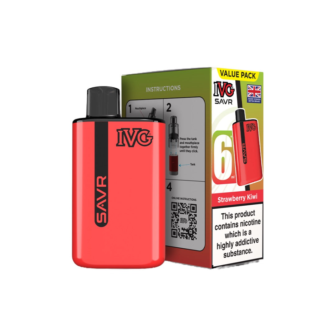 IVG - SAVR Prefilled Pod Vape Kit 3000 Puffs 20mg