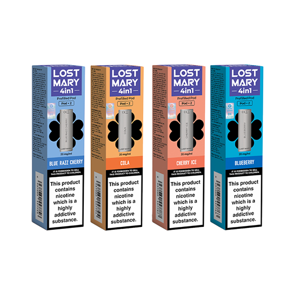 Lost Mary - 4in1 Prefilled Pods 1200 Puffs 20mg