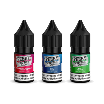 Peeky Blenders - Pod Bar 10ml Bar Salts (50VG/50PG) 20mg