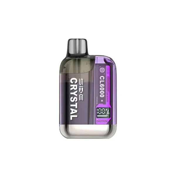 SKE - Crystal CL6000 Disposable Rechargeable Vape Kit 6000 Puffs 20mg