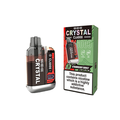 SKE - Crystal CL6000 Disposable Rechargeable Vape Kit 6000 Puffs 20mg