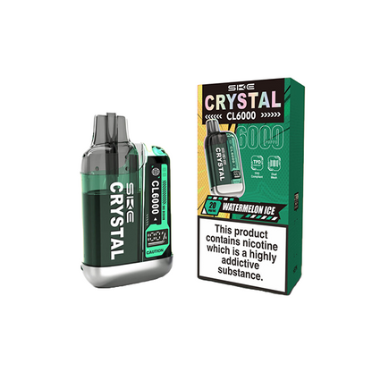 SKE - Crystal CL6000 Disposable Rechargeable Vape Kit 6000 Puffs 20mg