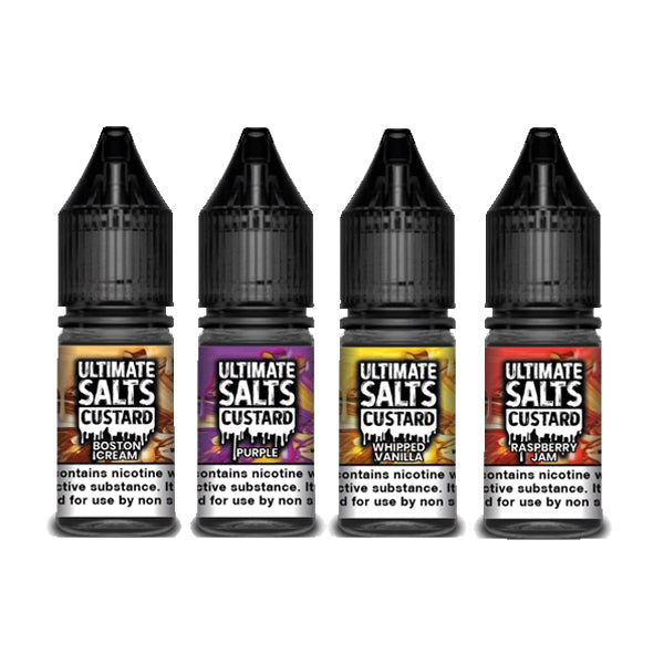 Ultimate Puff - Salts Custard 10ML Flavoured Nic Salts 10MG