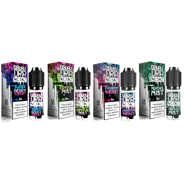 Double Drip - 10ML Flavoured Nic Salts E Liquid 10MG