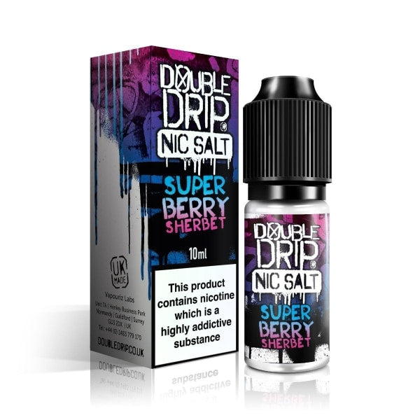 Double Drip - 10ML Flavoured Nic Salts E Liquid 10MG