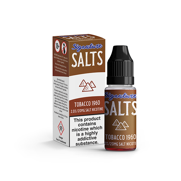 Signature Vapours - Signature Salts 10ml Nic Salt (50VG/50PG) 20mg