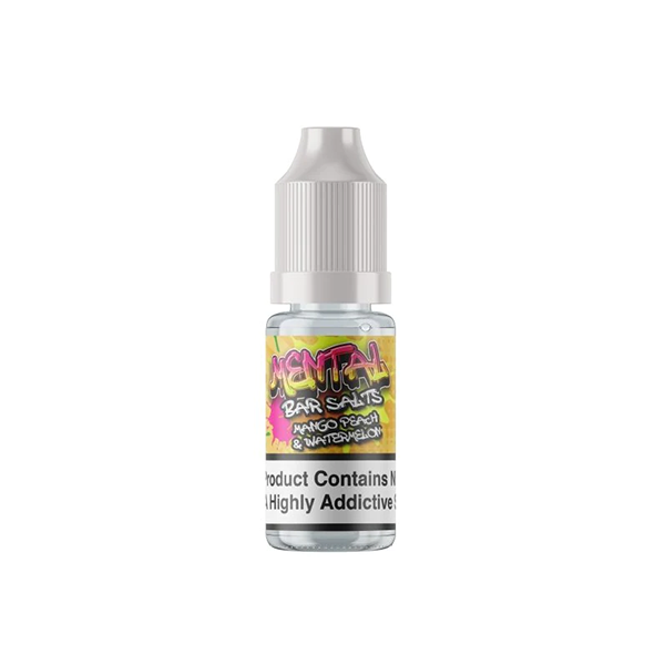 Signature Vapours - Mental Bar Salts 10ml Nic Salt (50VG/50PG) 20mg