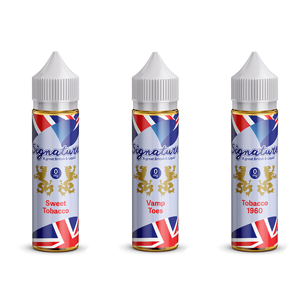 Signature Vapours - 50ml E-liquid 0mg (50VG/50PG)