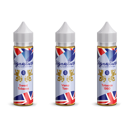 Signature Vapours - 50ml E-liquid 0mg (50VG/50PG)