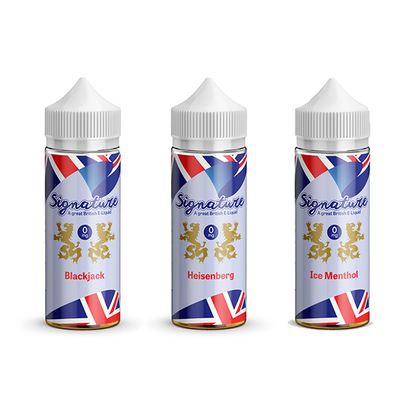 Signature Vapours - 100ml E-liquid 0mg (50VG/50PG)