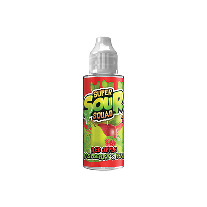 Signature Vapours - Super Sour Squad 100ml E-liquid 0mg (50VG/50PG)