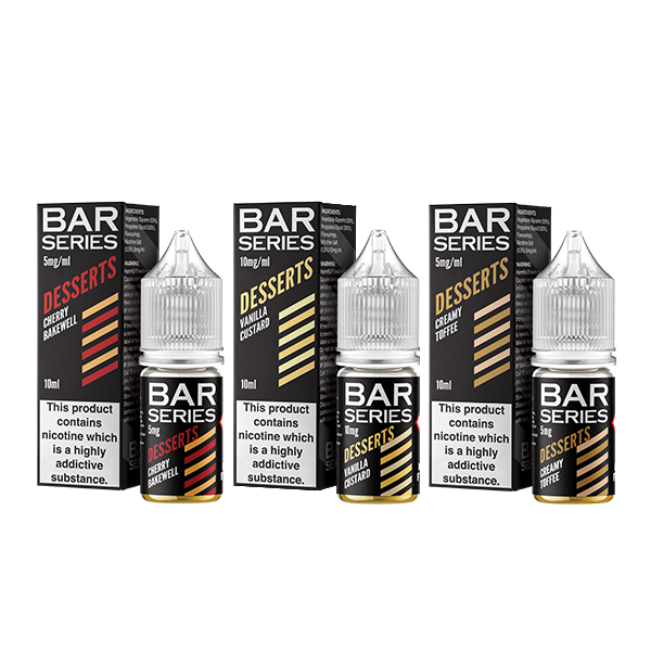 Bar Series - Desserts 10ml Nic Salts (50VG/50PG) 5mg