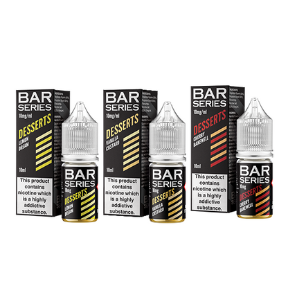 Bar Series - Desserts 10ml Nic Salts (50VG/50PG) 10mg