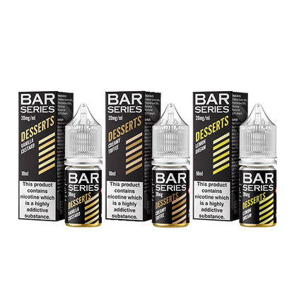 Bar Series - Desserts 10ml Nic Salts (50VG/50PG) 20mg