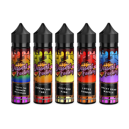 Dessert Factory - 0mg Shortfill E-Liquid 50ml