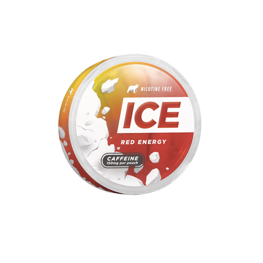 Ice - Red Energy Caffeine Pouches - 20 Pouches 150mg