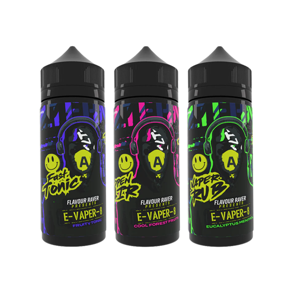 Flavour Raver - E-Vaper-8 100ml Shortfill 0mg (70VG/30PG)