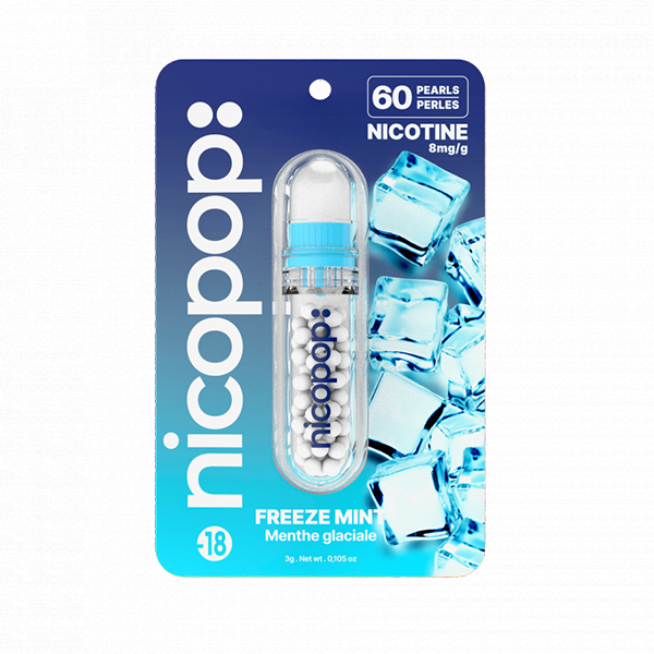 Nicopop - 8mg Nicotine Pearls - 60 Pearls