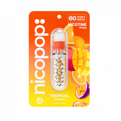 Nicopop - 8mg Nicotine Pearls - 60 Pearls