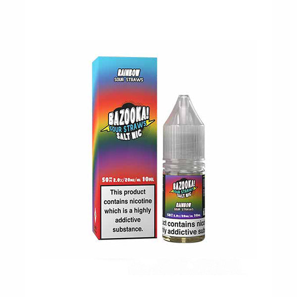 Bazooka - Sour Straws 10ml Nic Salts (50VG/50PG) 10mg