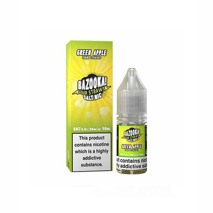 Bazooka - Sour Straws 10ml Nic Salts (50VG/50PG) 10mg