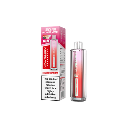 Juicy Pod - Novamax Disposable Pod Vape Kit 10000 Puffs 20mg