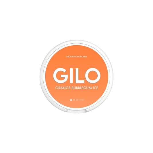 GILO - Nicotine Pouches Orange Bubblegum Ice - 20 Pouches 4mg