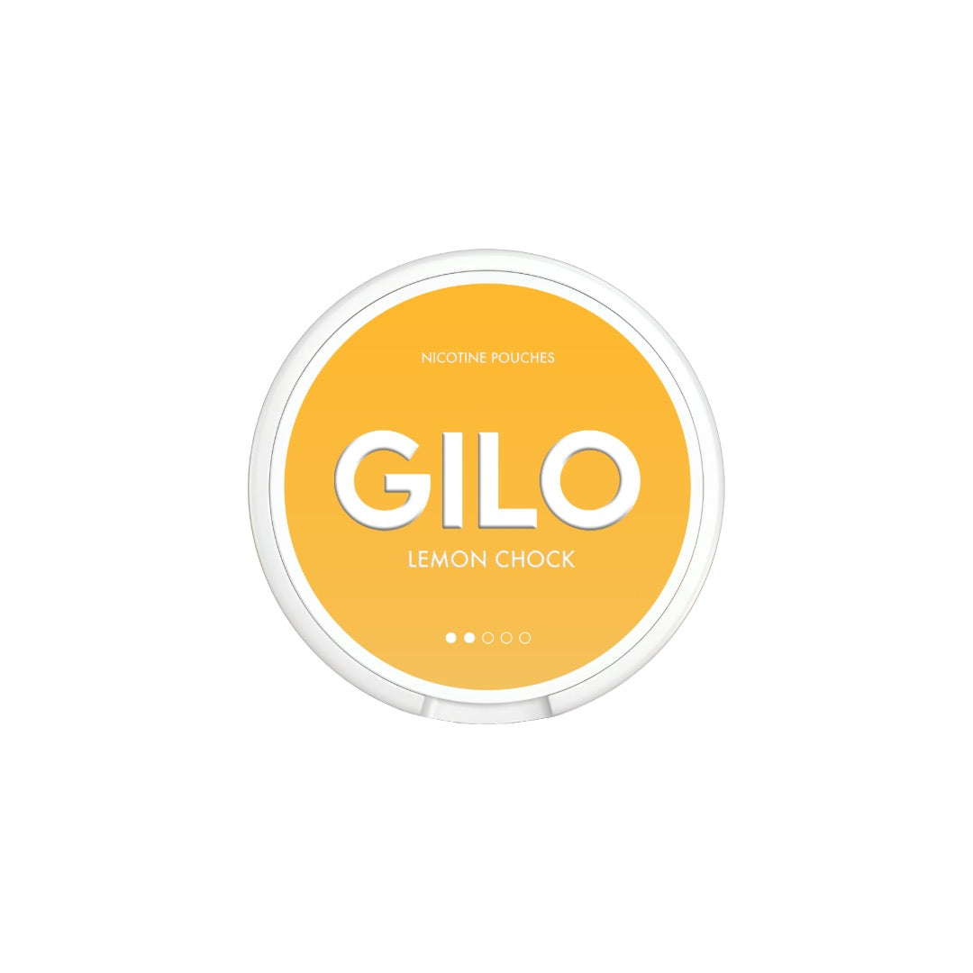 GILO - Nicotine Pouch Lemon Chock - 20 Pouches 8mg