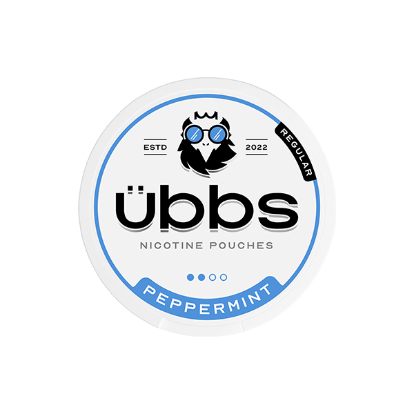 Übbs - Peppermint Regular Strength Nicotine Pouches 6mg - 20 Pouches