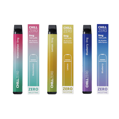 Chill Zero - Disposable Vape 1500 Puffs 0mg