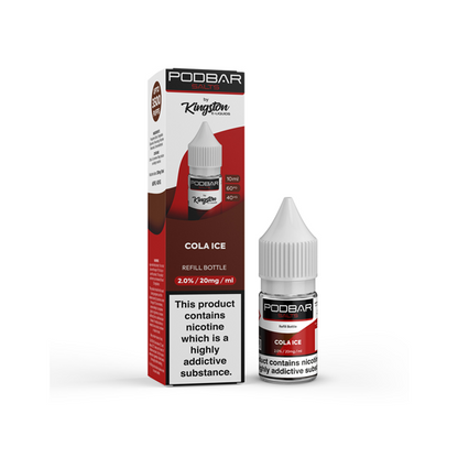 Kingston - Podbar Salts 10ml Refill Nic Salts (60VG/40PG) 20mg