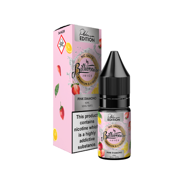 Billionaire Juice - Platinum Edition 10ml Nic Salts (50VG/50PG) 10mg