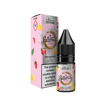 Billionaire Juice - Platinum Edition 10ml Nic Salts (50VG/50PG) 10mg