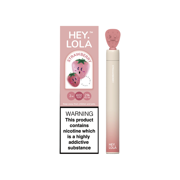 Hey Lola - Disposable Vape Device 600 Puffs 20mg