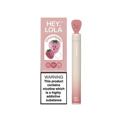 Hey Lola - Disposable Vape Device 600 Puffs 20mg