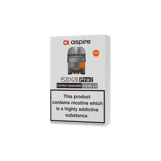 Aspire - Flexus Pro Replacement Pods 2ml (0.6Ohm, 1.0Ohm)