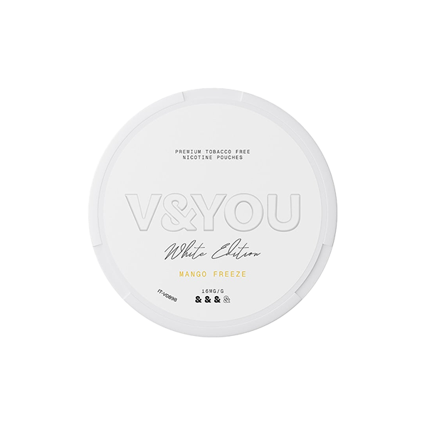 V&YOU - White Edition Nicotine Pouch - 20 Pouches 8.8mg