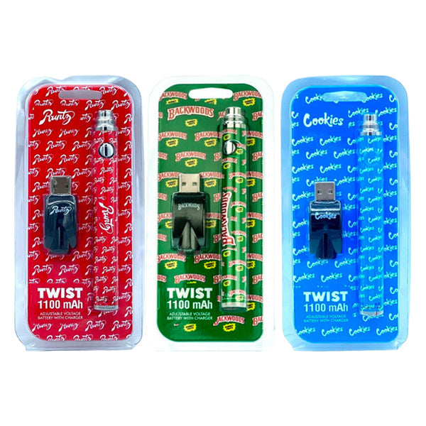 Twist - 1100mAh Adjustable Vape Battery & USB Charger