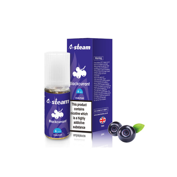 A-Steam - Fruit Flavours 3MG 10ML (50VG/50PG)