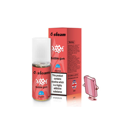 A-Steam - Fruit Flavours 3MG 10ML (50VG/50PG)