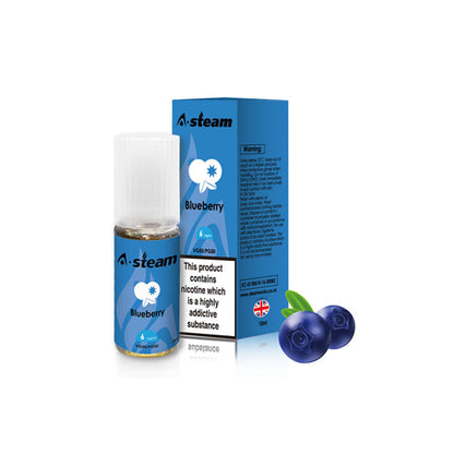 A-Steam - Fruit Flavours 3MG 10ML (50VG/50PG)