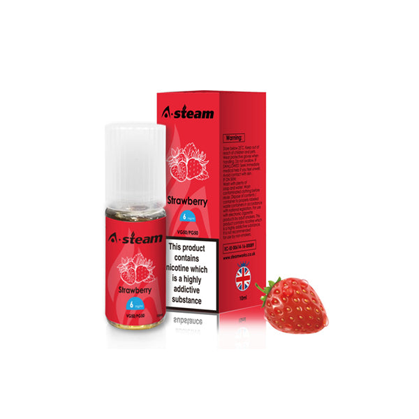 A-Steam - Fruit Flavours 3MG 10ML (50VG/50PG)