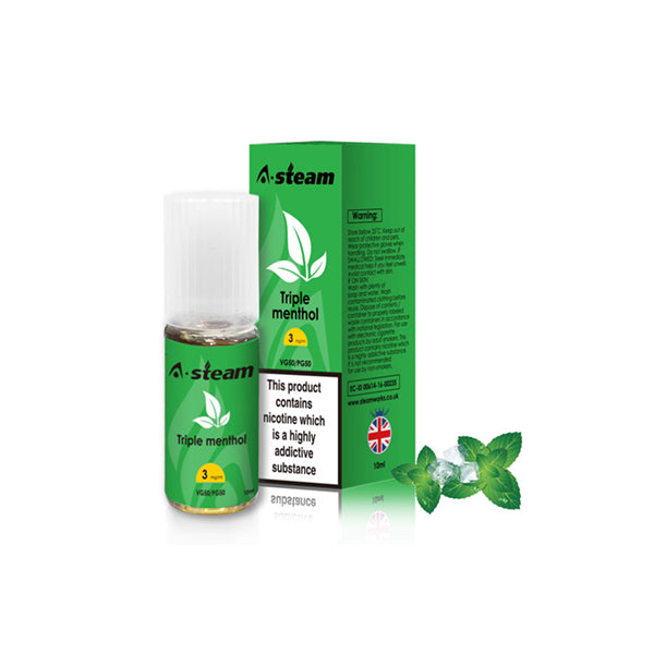 A-Steam - Fruit Flavours 3MG 10ML (50VG/50PG)