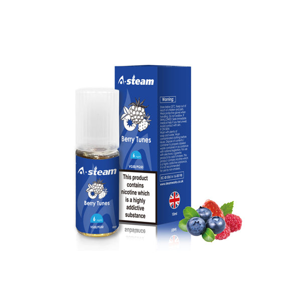 A-Steam - Fruit Flavours 6MG 10ML (50VG/50PG)