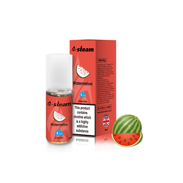 A-Steam - Fruit Flavours 6MG 10ML (50VG/50PG)