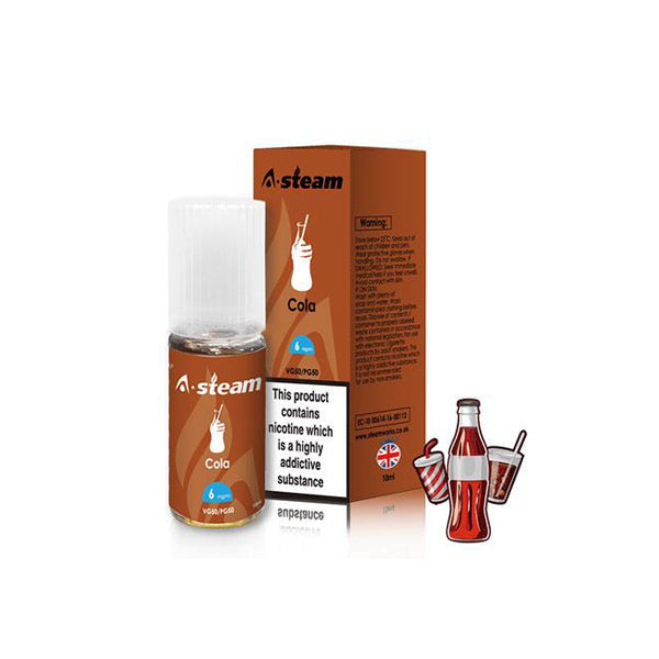 A-Steam - Fruit Flavours 12MG 10ML (50VG/50PG)