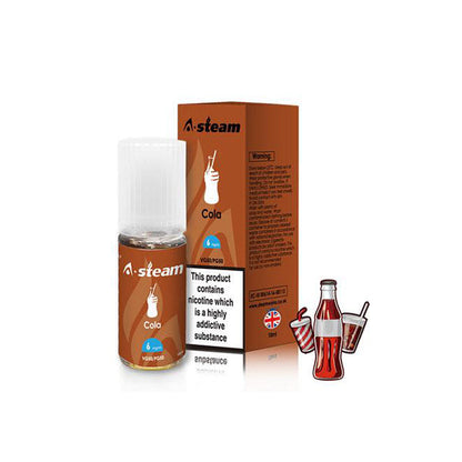 A-Steam - Fruit Flavours 12MG 10ML (50VG/50PG)