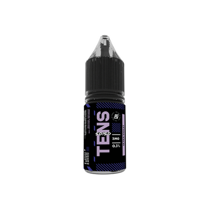 Tens - 50/50 10ml (50VG/50PG) - (Full Box) Pack Of 10 3mg